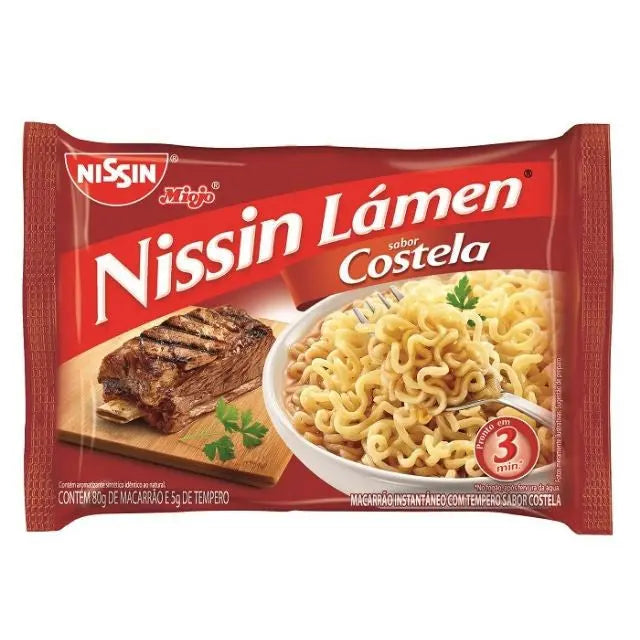 Miojo Sabor Costela NISSIN - 85g