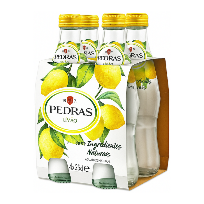 Agua com Gás Pedras - Sabor Tangerina 250ml x 4