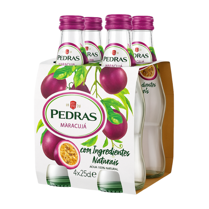 Agua com Gás Pedras - Sabor Tangerina 250ml x 4