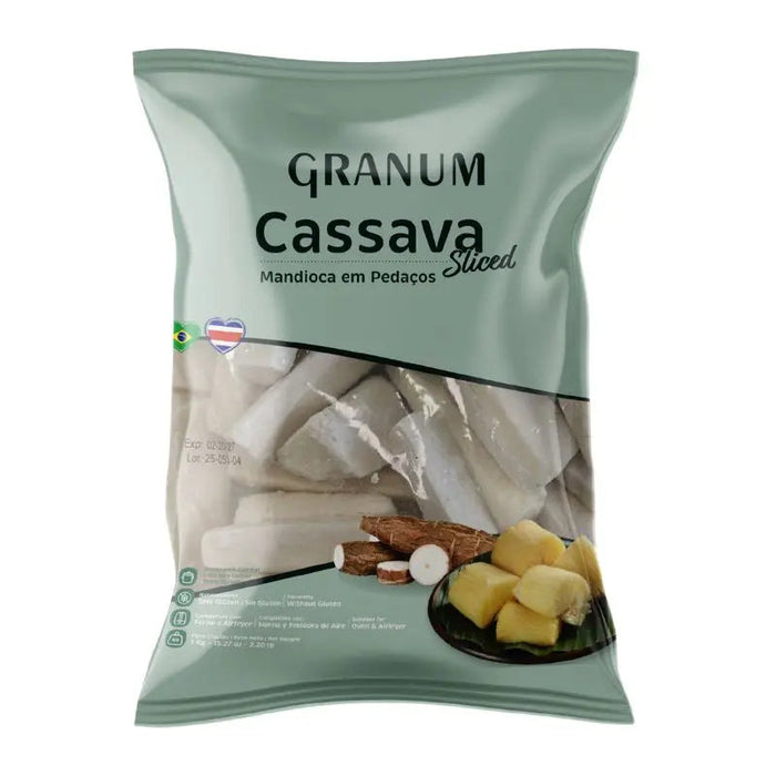 Granum Frozen Sliced Cassava 1kg