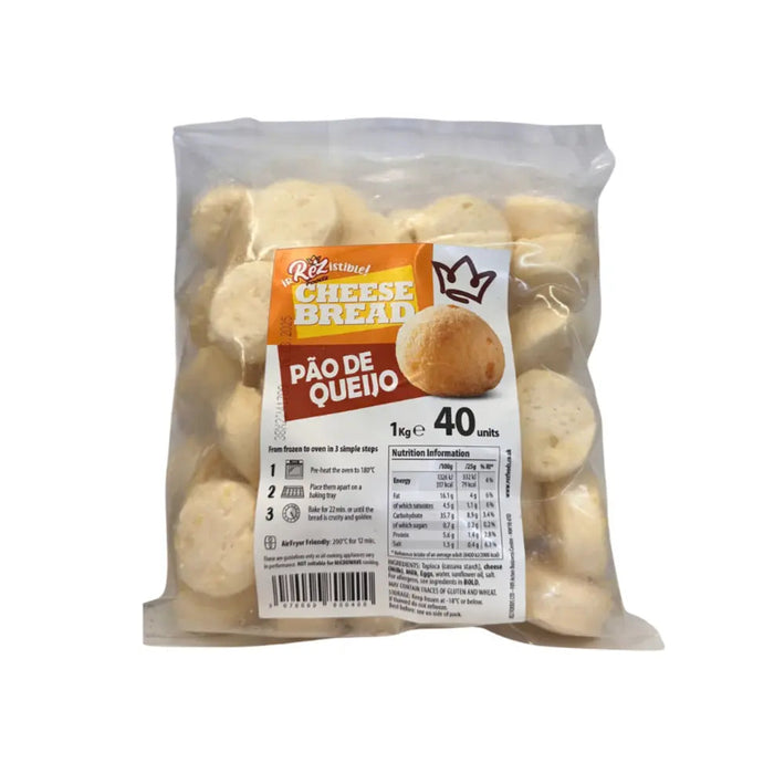 Pão de Queijo Congelado / Frozen Cheese Bread REZ FOODS - 40un