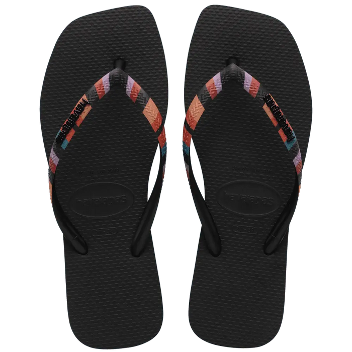 Chinelo Havaianas Slim Square Patchwork