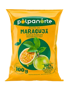 Polpa de Maracujá POLPANORTE - 100g