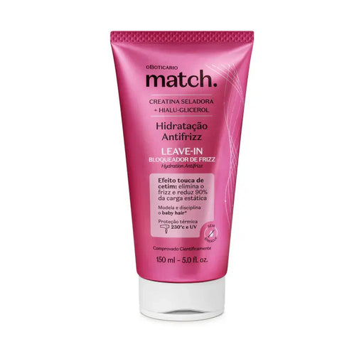 Leave-In Match Hidratação Antifrizz O BOTICÁRIO 150ml 
