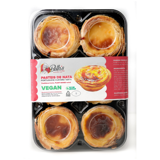 Pastel de Nata Clássico pastel nata/ Portuguese Custard Tarts BETH'S - 510g (6x 85g) 