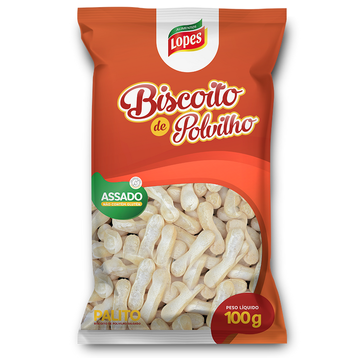 Biscoito de Polvilho Tradicional LOPES 100g