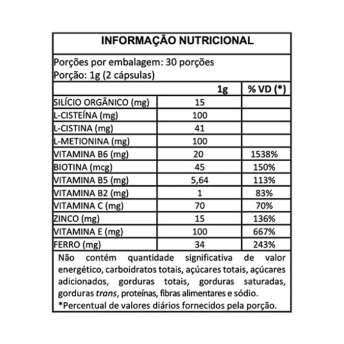 RAPID BEAUTY Suplemento Alimentar - 60 Cápsulas