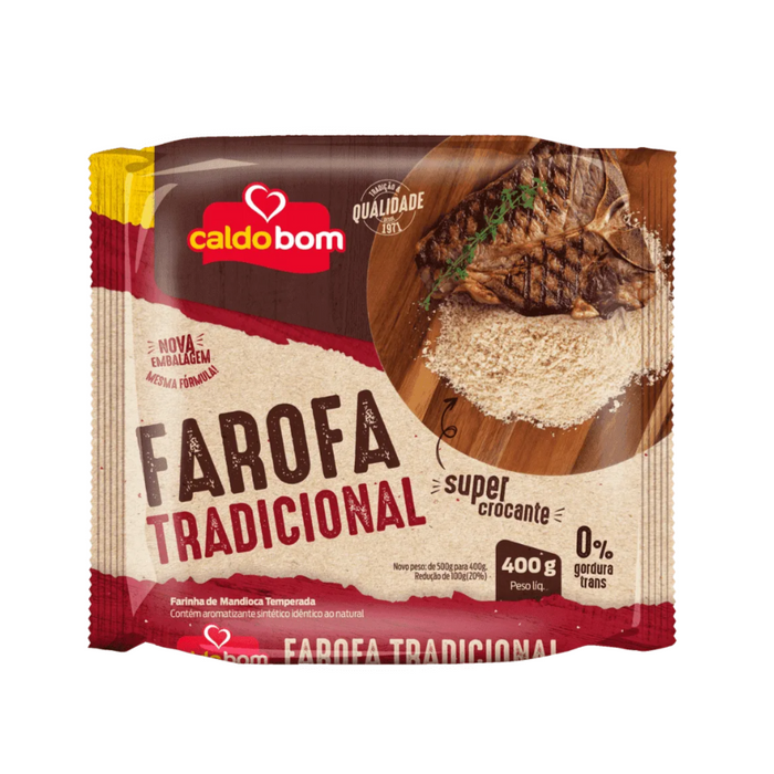 Farofa Tradicional Caldo Bom - 400g