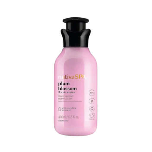 Loção Hidratante Nativa SPA Plum Blossom / Flor de Ameixa O BOTICÁRIO 400ml 