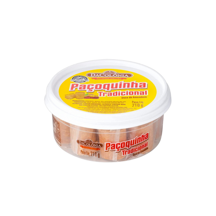 Paçoquinha Rolha Tradicional DACOLONIA - 210g