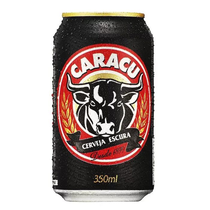 Cerveja Preta Lata Caracu / Black Beer Can 350ml