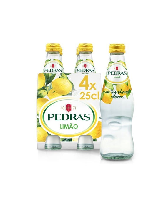 Água com Gás Pedras - Sabor Limão 250ml x 4