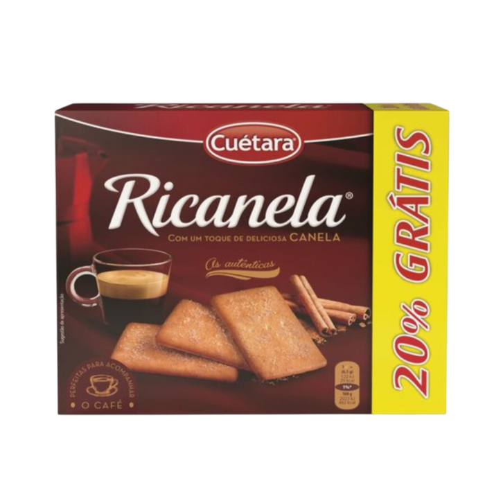 Biscoito com Canela Ricanela / Ricanela Cinnamon Biscuit CUÉTARA - 426g