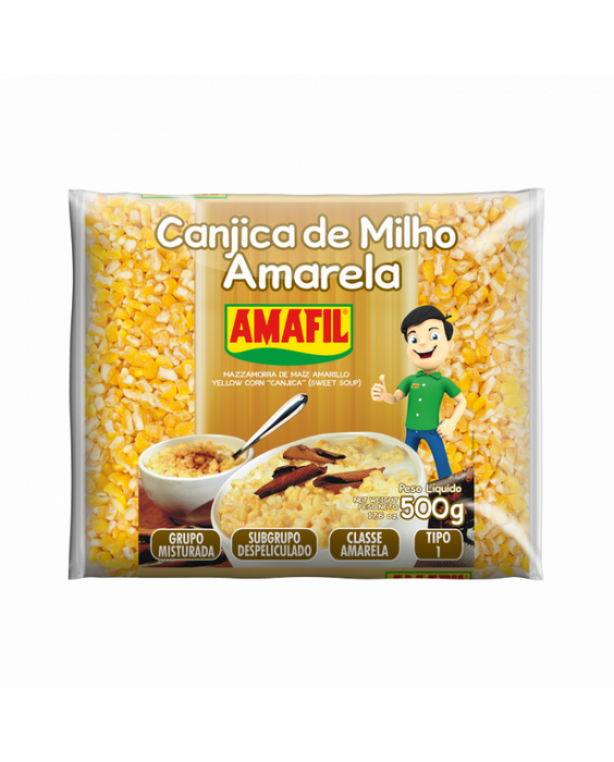 Canjica de Milho Amarela Amafil 500g