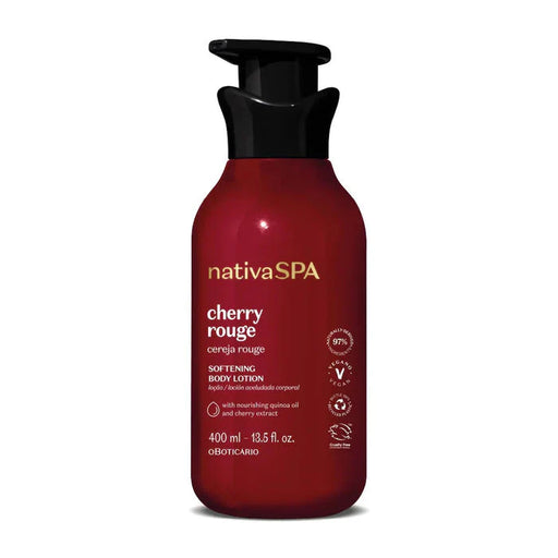 Loção Hidratante Nativa SPA Cherry rouge O BOTICÁRIO 400ml 