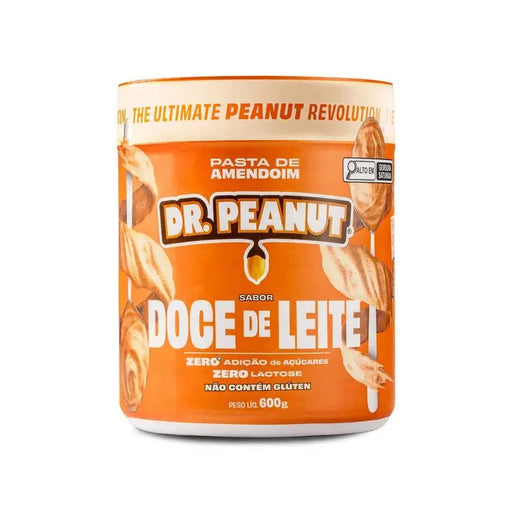 Pasta de Amendoim Sabor Doce de Leite Dr. Peanut 600g 