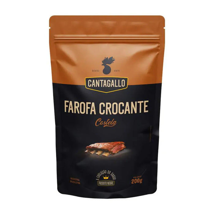 Farofa Crocante Costela CANTAGALLO 200g 