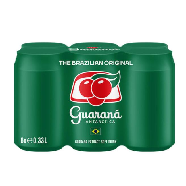 Guaraná Antartica 6x  Lata 330ml