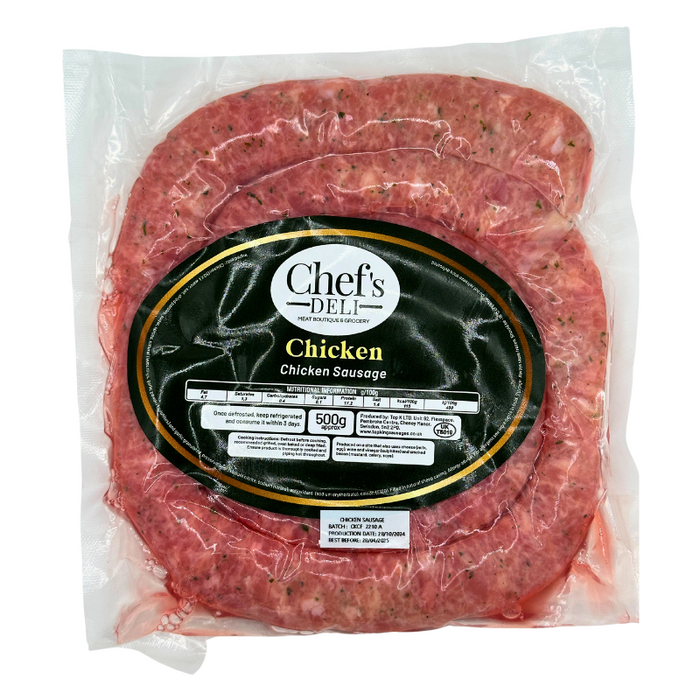 Linguiça de Frango CHEF'S DELI 500g / Chicken Sausage